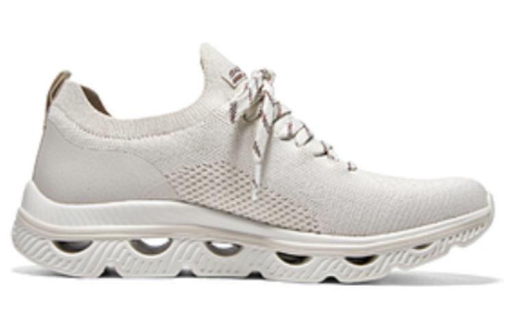 (WMNS) Skechers Bob'S Sport Arc Waves Shoes 'Light Grey' 117176-NAT