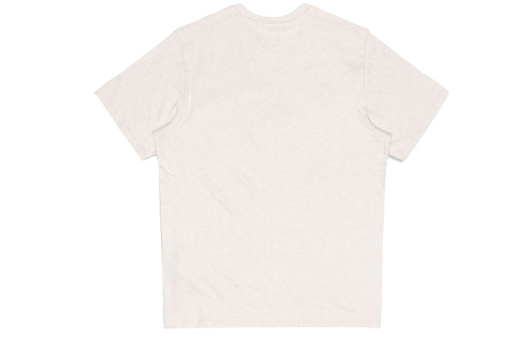 Men's Levis Printing Round Neck Short Sleeve Beige T-Shirt 21547-0019