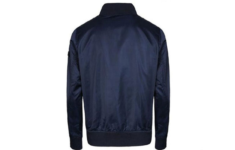 Converse Casual Sports Stand Collar Baseball Jacket Asia Sizing 'Navy' 10007769-A02