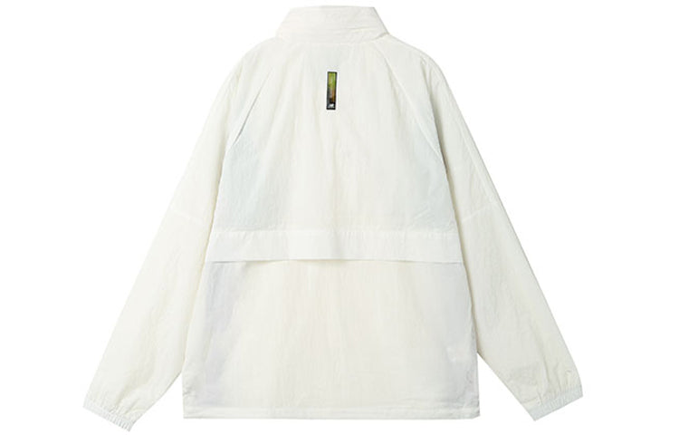 New Balance Classic Windbreaker Coat Asia Sizing 'White' NAA33023-IV