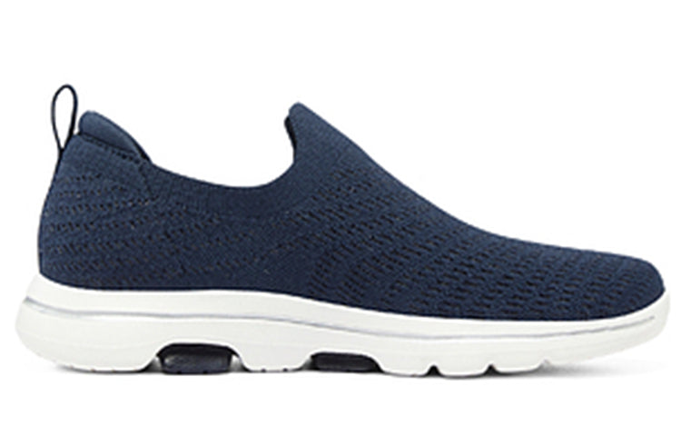 (WMNS) Skechers go walk 5 'coastal view -Navy White' 124250-NVW