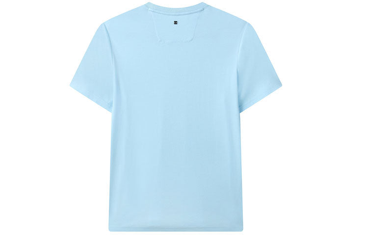 Men's FILA Casual Skin Friendly Sports Short Sleeve Blue T-Shirt F11M122123F-LB