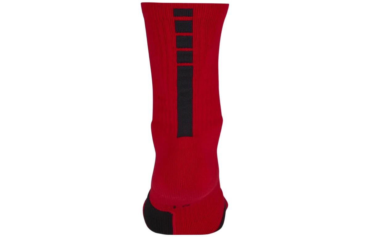 Nike Elite Crew Basketball Socks 'Red Black' SX7622-657