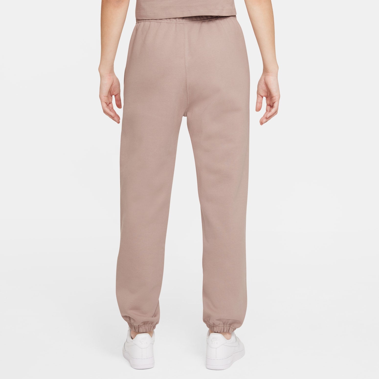 (WMNS) Nike NRG Solo Swoosh Sweatpants 'Malt White' CW5565-245