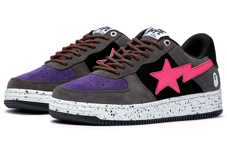 A BATHING APE Bape Sta 'Dark Grey Purple Pink' 1I20-191-008-GP
