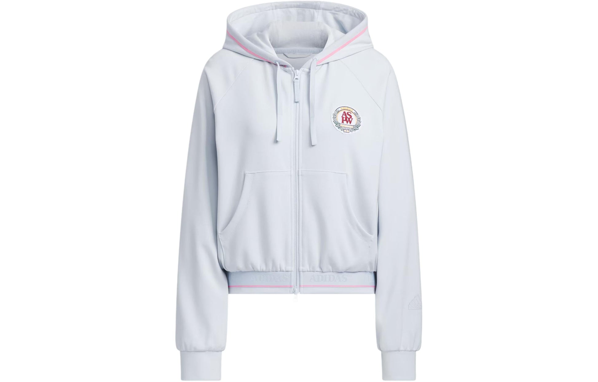 (WMNS) adidas Verbiage Hooded Jacket Asia Sizing 'Grey' JE3605