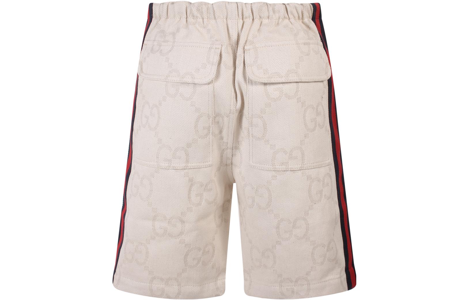 Gucci Maxi Cotton Blend Denim Shorts 'White' 697866-XDBYP-9207