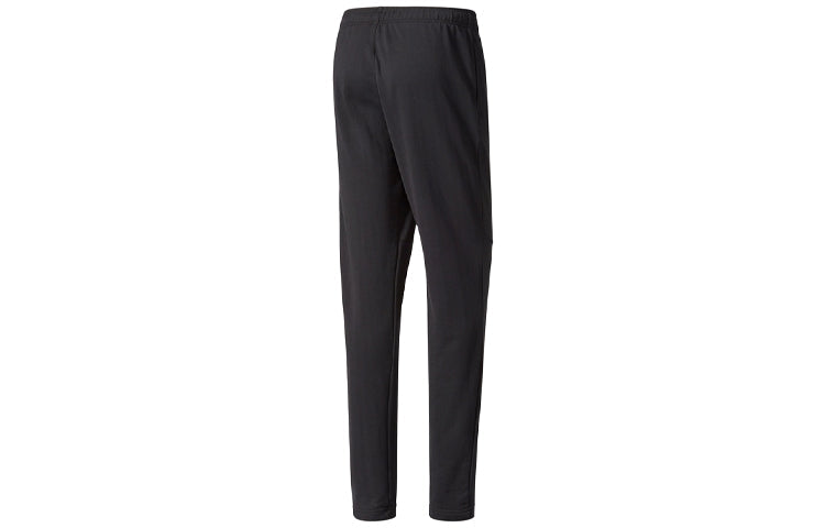 adidas Logo Print Training Knitting Sport Trousers Men's Black BP5453