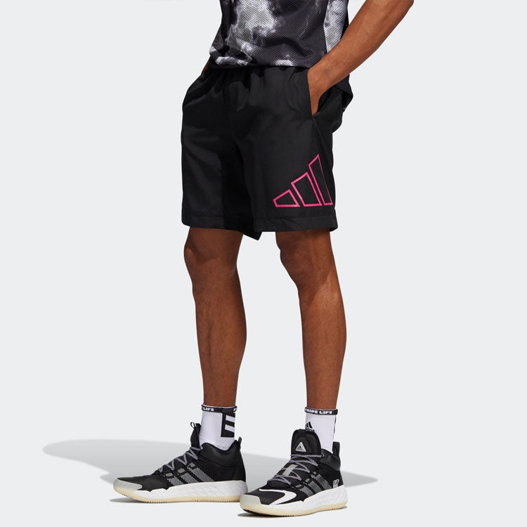 adidas Dm Short Basketball Sports Shorts Black HE1611