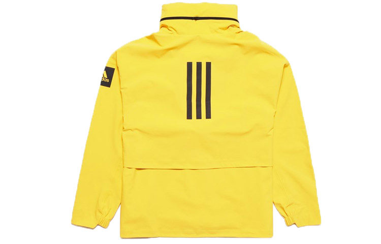 adidas MENS Myshelter Rainbreaker Jacket Yellow DZ1411