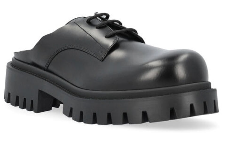 Balenciaga Sergent 20mm Mules 'Smooth Calfskin Black' 701392WBD401000