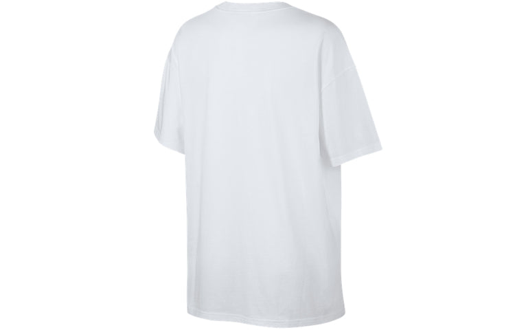 (WMNS) Nike Sportswear Short Sleeve Tops Loose White AR3146-100