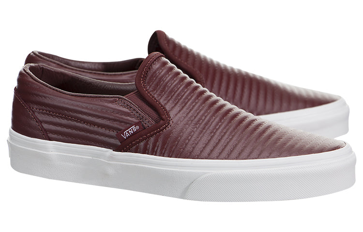 Vans Classic Slip-On Leather Red VN0A38F7OGI