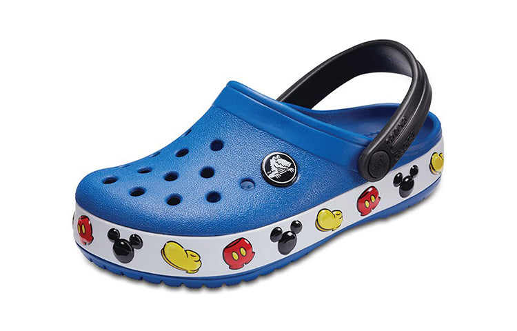 (PS) Crocs Small Crocs Mickey Cozy Non-Slip Sports Blue Sandals 204992-4GX