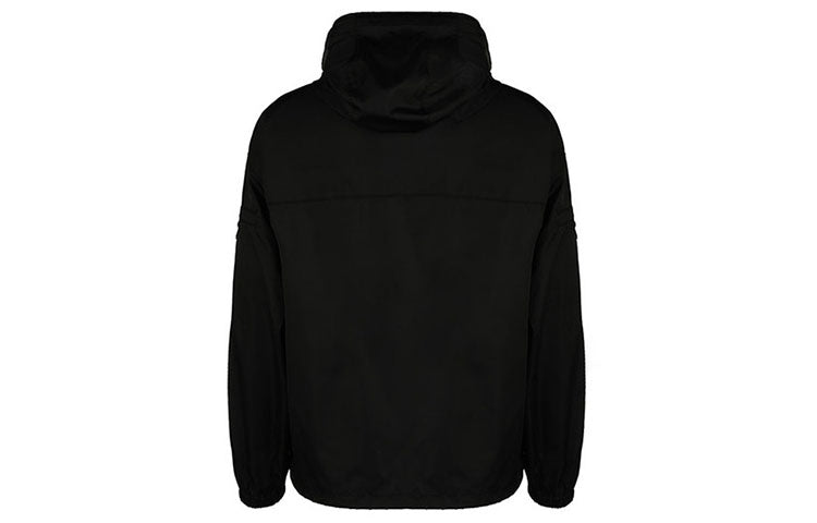 Men's PRADA SS21 Zipper Hooded Jacket Black SGB481-1WQ8-F0002