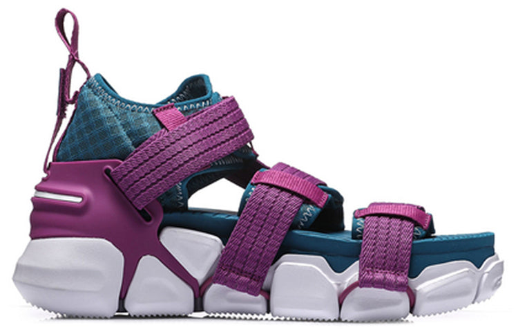 (WMNS) Li-Ning Mix 2 Platform Paris Fashion Week 'Purple Green' AGLN252-2