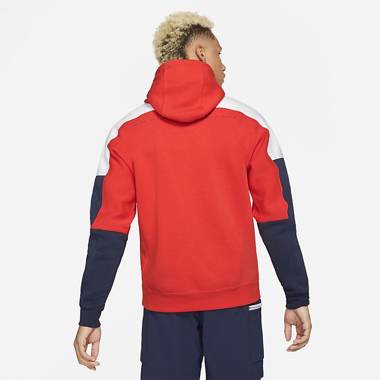 Nike Club Pullover Basketball Hoodie 'Red' DM7952-673