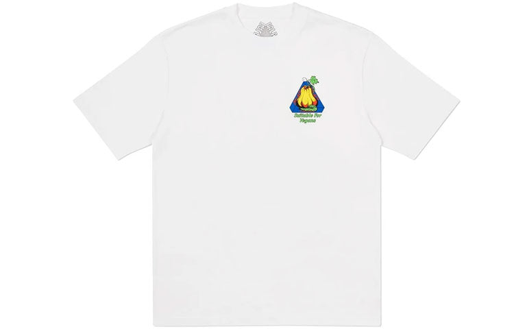 PALACE Nein Cheese Neinegg T-Shirt Pattern Short Sleeve Unisex White PAL-SS21-017