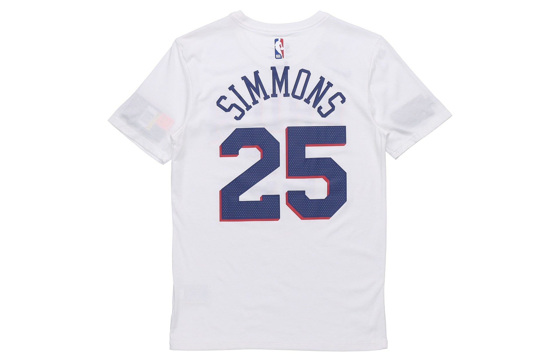 Nike NBA Men's Philadelphia 76ers Simmons No. 25 White 870801-103
