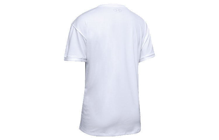 (WMNS) Under Armour Performance Training Sports Short Sleeve White 1351976-100