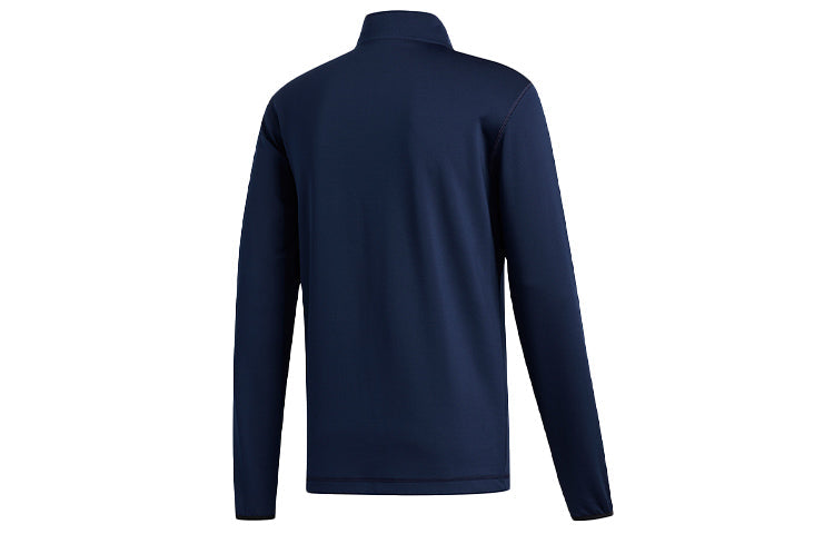 adidas Casual Sports Golf Cardigan Pullover Navy Blue FR5520