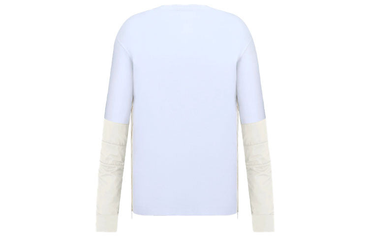 Men's DIOR x Sacai Crossover FW21 Large Round Neck Pullover White 213J642A0554-C080