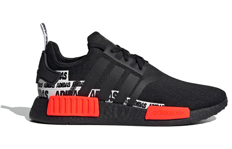 adidas NMD_R1 'Wordmark Heel Stripe - Black Solar Red' FX6794