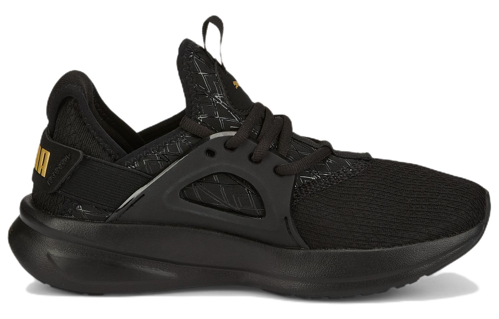 (WMNS) PUMA Softride Enzo Evo 'Metallic-Black Gold' 377049-01
