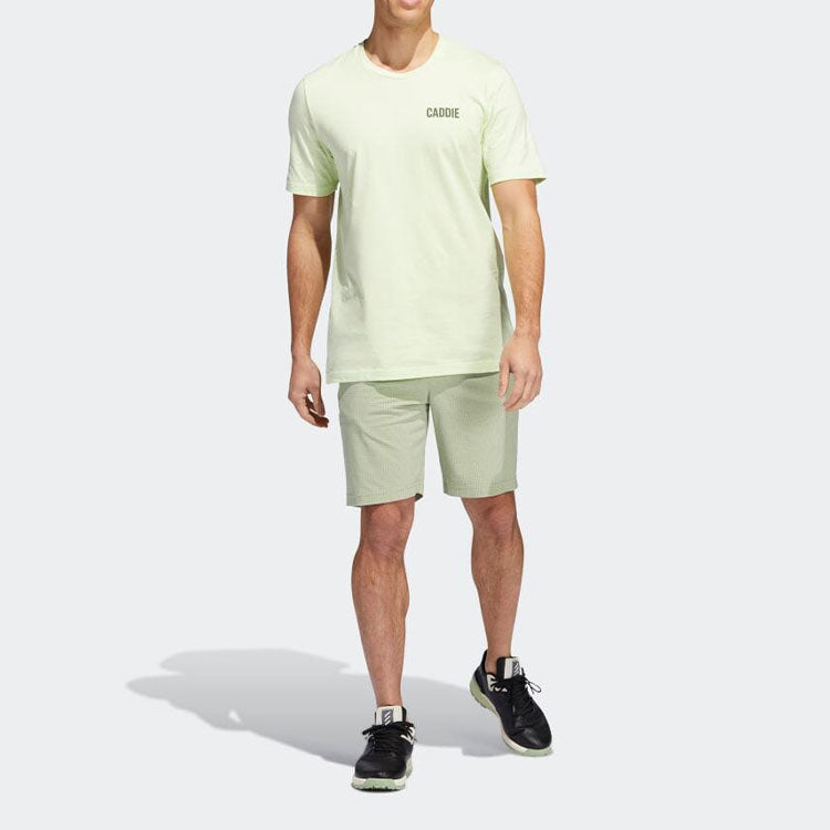 Men's adidas mesh Solid Color Straight Shorts Green H54070