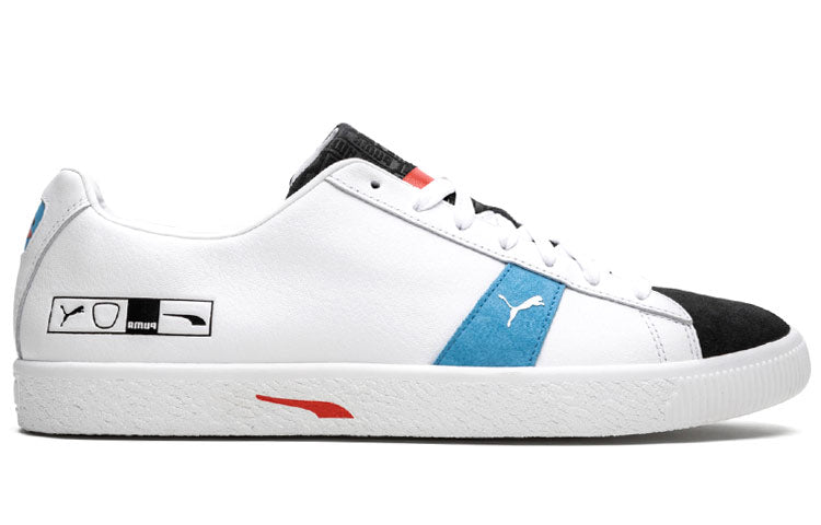 PUMA Clyde Hacked Archive Casual Shoes White/Blue/Red 372784-02
