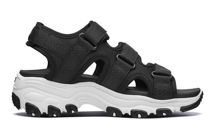 (GS) Skechers D'lites Shoes 'Black White' 998213L-BLK