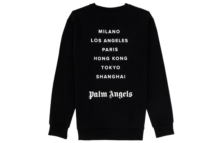 Men's PALM ANGELS Alphabet Logo Printing Black PMBA001S206360231001