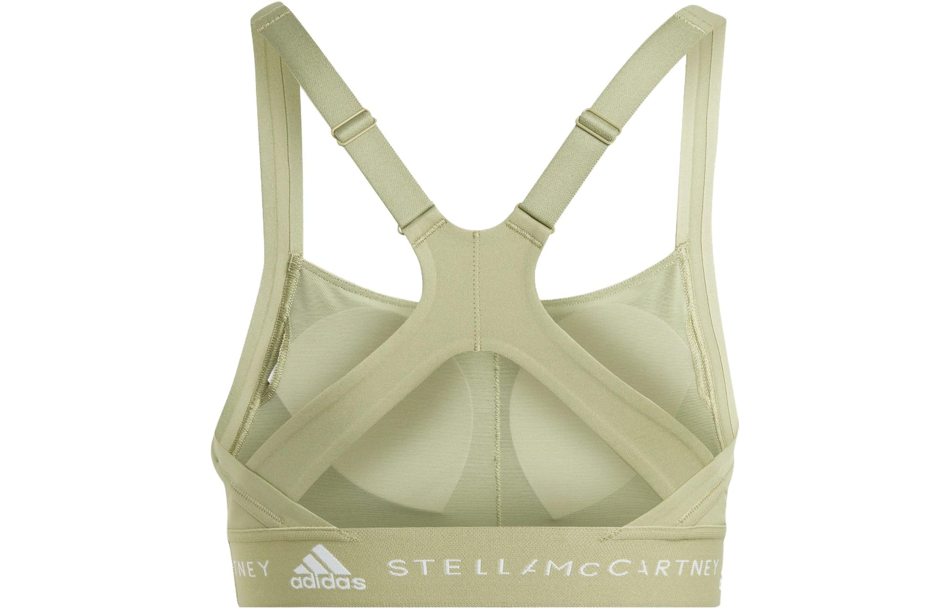 (WMNS) adidas Logo Truepurpose Medium Support Bra 'Green' HR2223