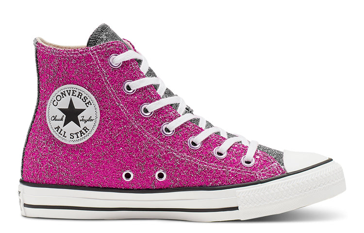 (WMNS) Converse Galaxy Dust Chuck Taylor All Star High Top Red Silver 566269C