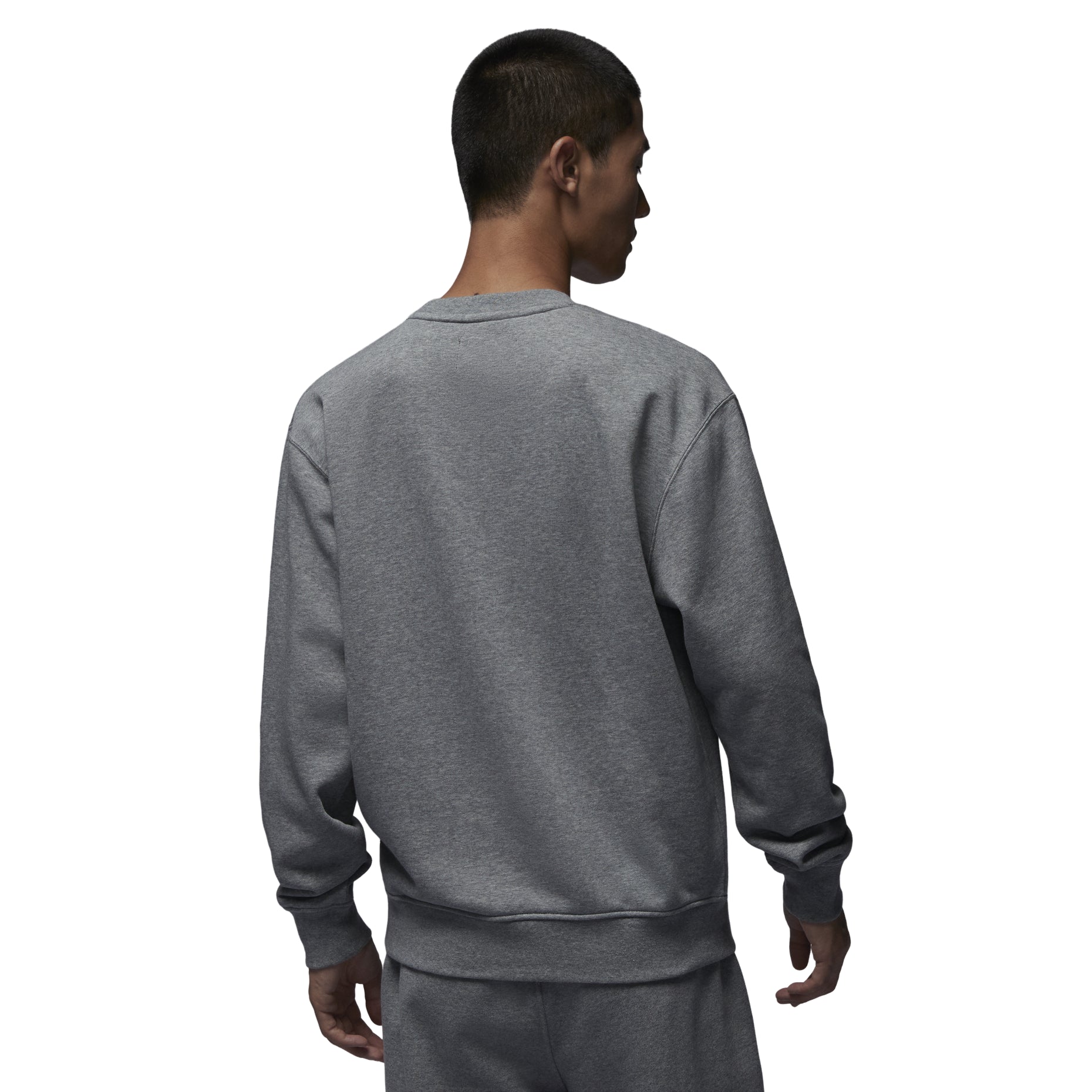 Air Jordan Essentials Loopback Fleece Crew-Neck Sweatshirt 'Grey' FQ1865-091