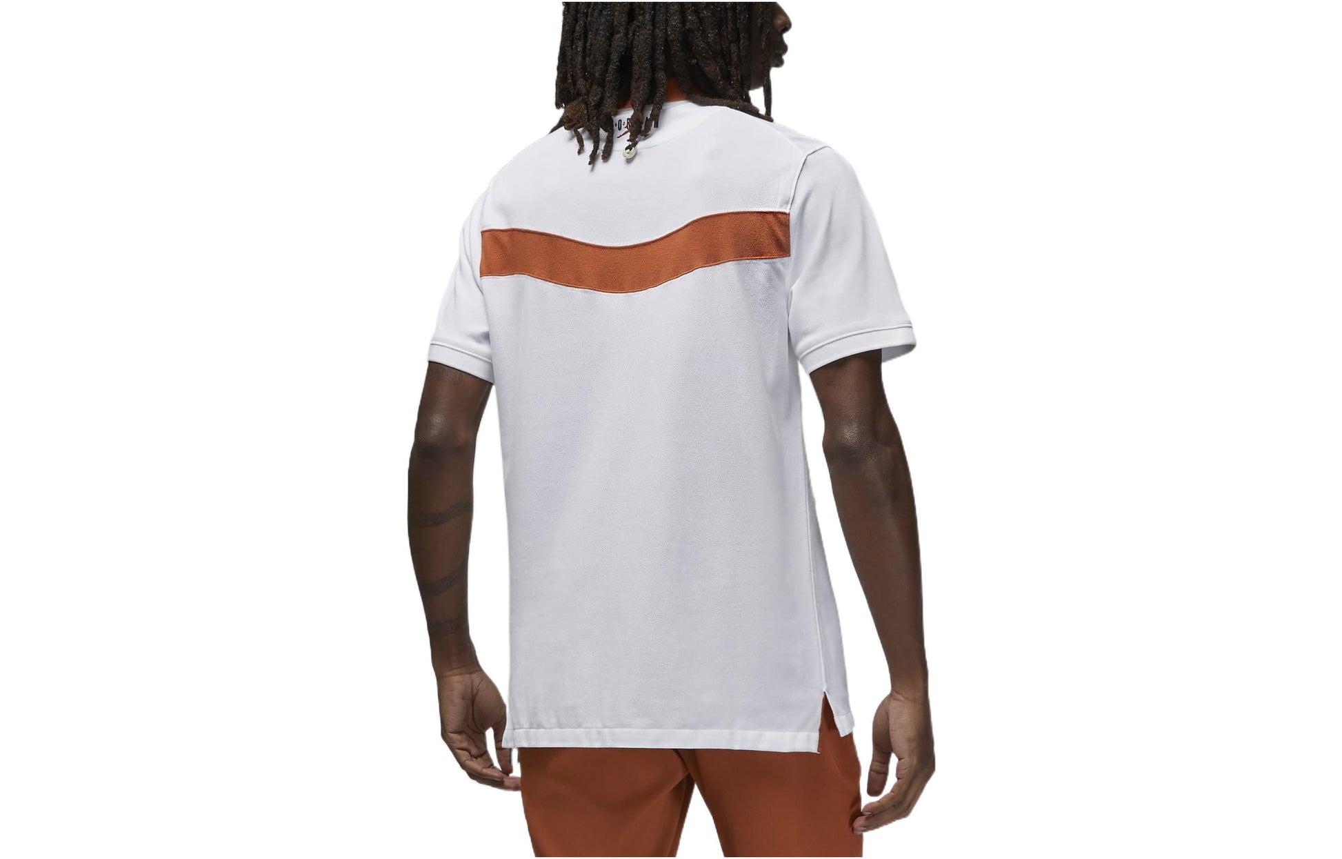Air Jordan x Eastside Golf Polo Shirt 'White Burnt Sunrise Midnight Navy' DV1892-100