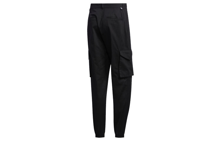 adidas neo Multiple Pockets Sports Cargo Casual Long Pants Black FU1049
