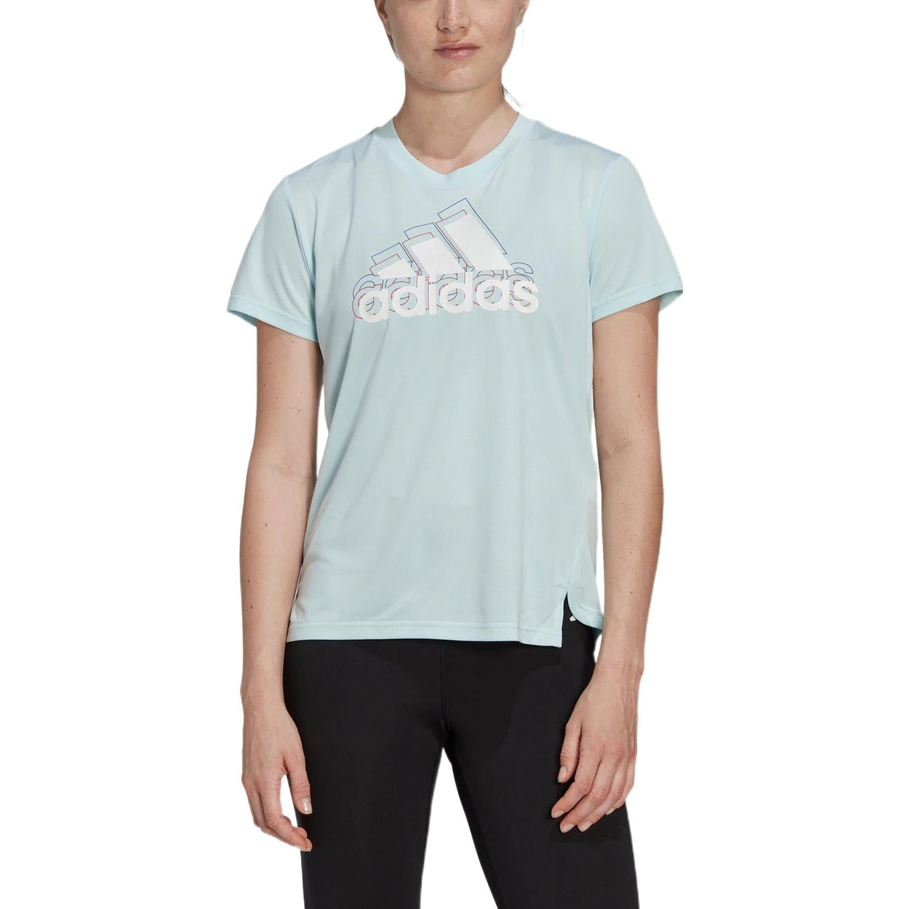 (WMNS) adidas Training T-Shirt Asia Sizing 'Teal' HK6512