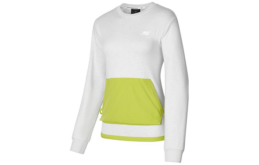 (WMNS) Skechers Logo Printed Crew Sweater 'Multi-Color' P421W054-158086