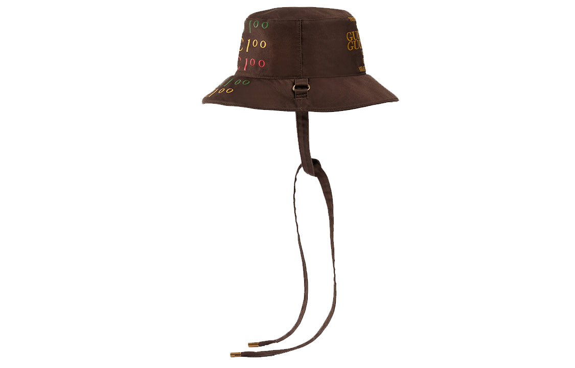 Gucci 100 Reversible Bucket Hat 'Brown' 6799934HAME2584