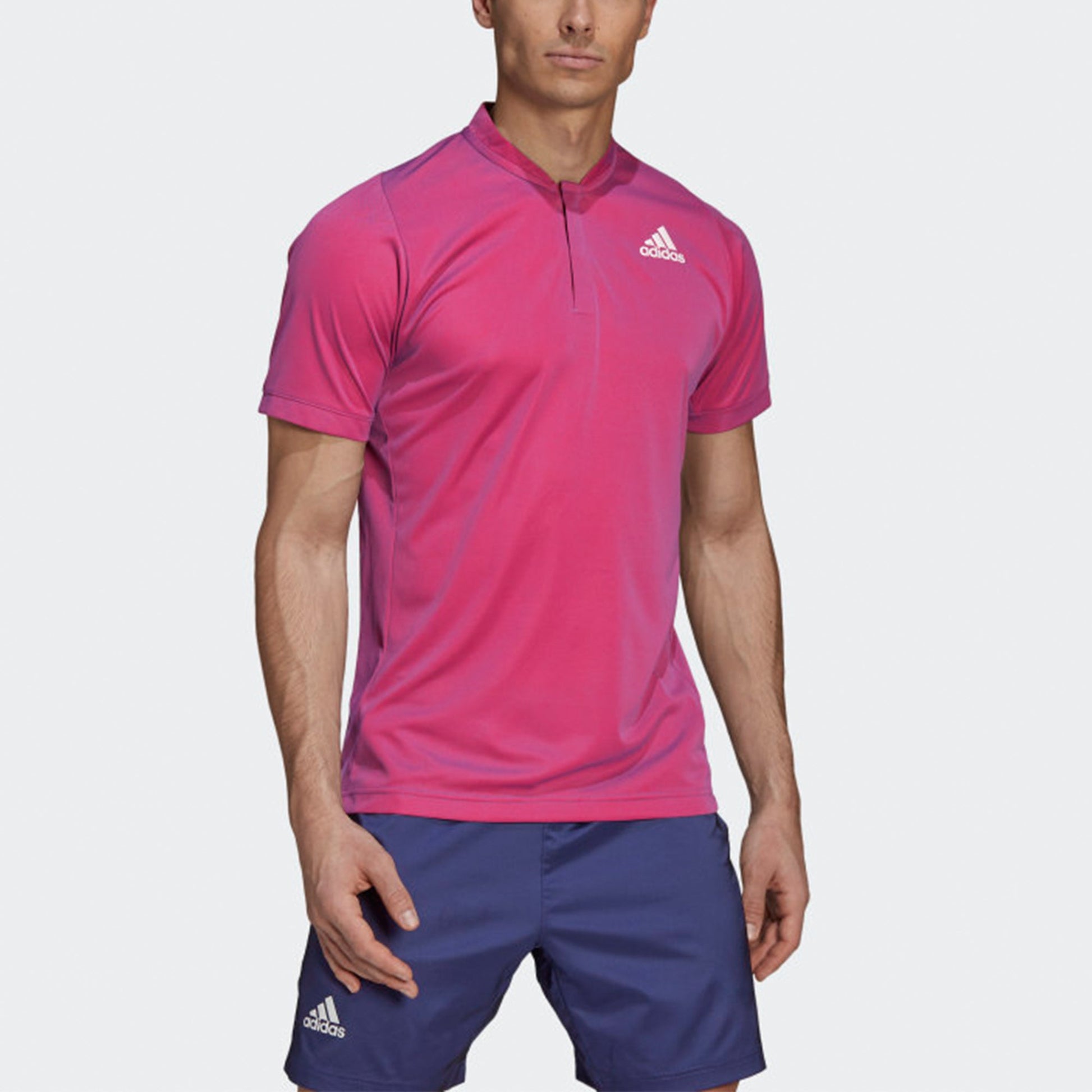 adidas Sports Tennis Casual Short Sleeve Polo Shirt Red GH7699