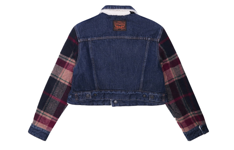 Levis x karla Crossover . Series Reversible Denim Colorblock Jacket 16977-0000