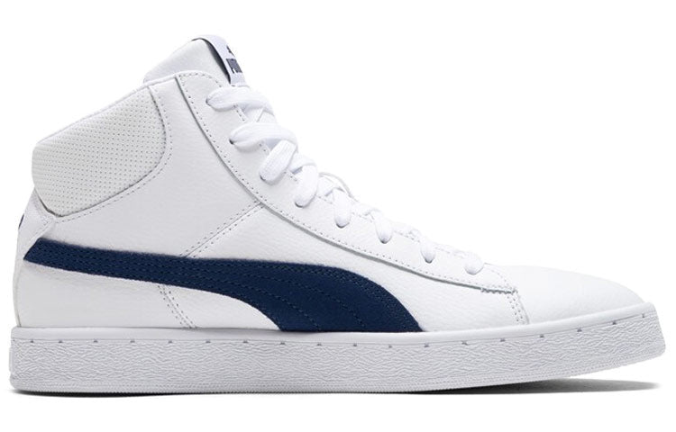 PUMA 1948 Mid Cozy Breathable Mid Tops Casual Skateboarding Shoes Unisex White 359169-08