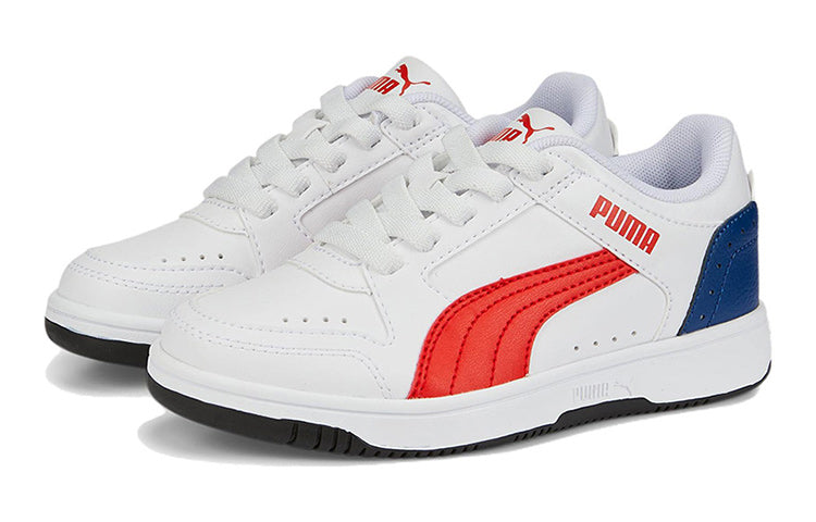 (PS) PUMA Rebound Joy Low 'White Red Blue' 381985-09