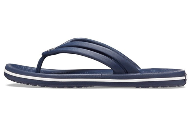 (WMNS) Crocs Crocband Flip-Flops 'Dark Blue' 206100-410