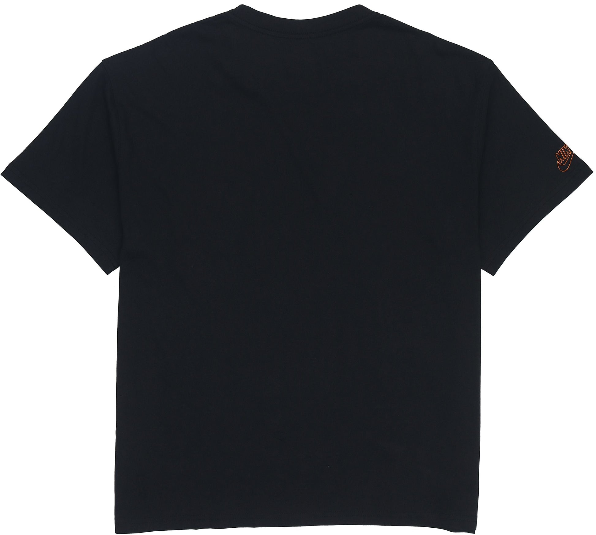 Men's Nike Logo Pocket Printing Round Neck Short Sleeve Black T-Shirt DR7967-010