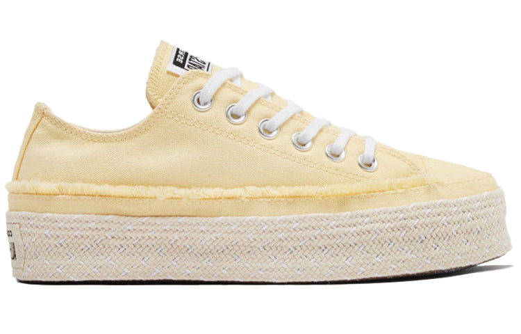 (WMNS) Converse Chuck Taylor All Star Low 'Color Espadrille - Banana Cake' 570772C