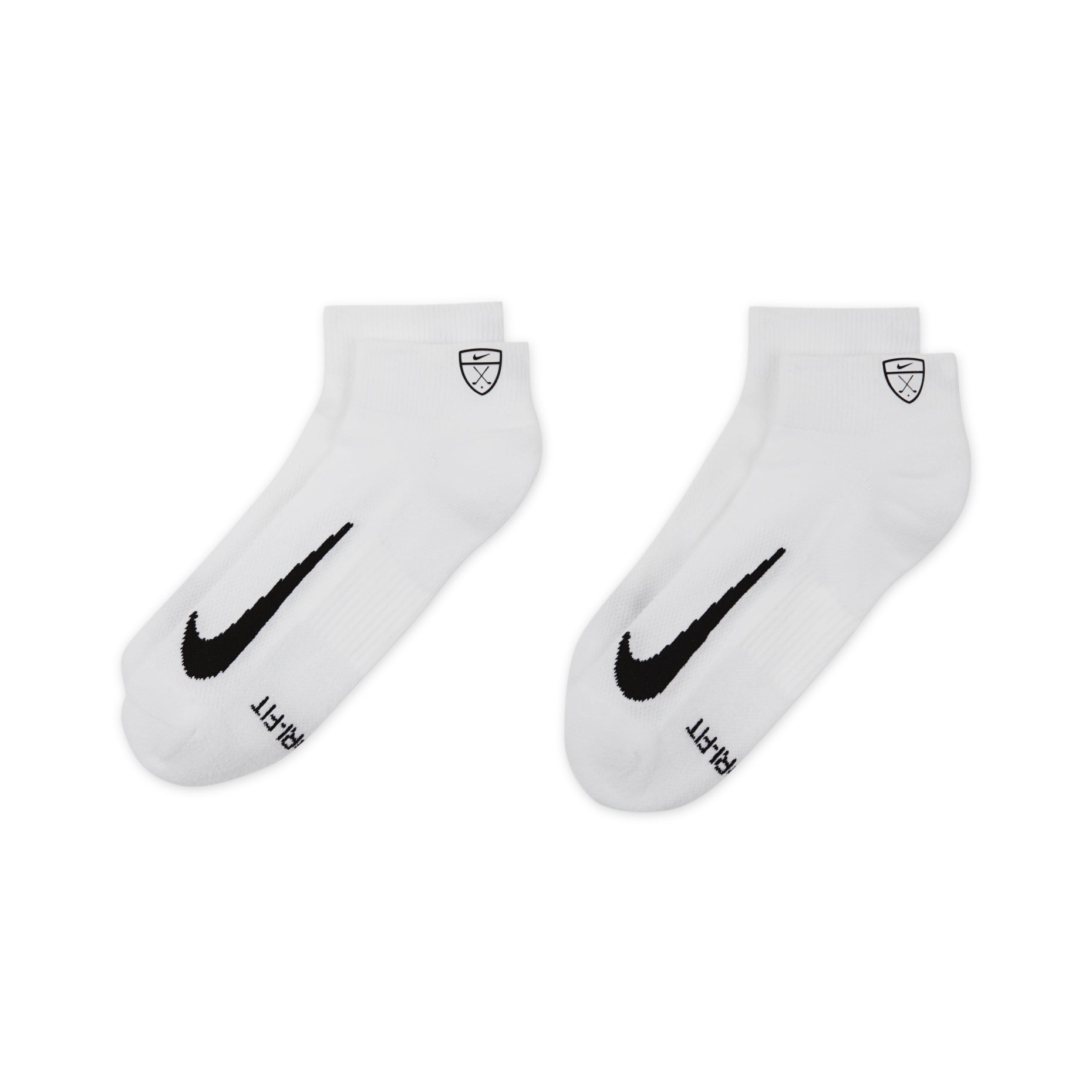 Nike Multiplier Low Golf Quarter Socks (2 Pairs) 'White' CV2617-100