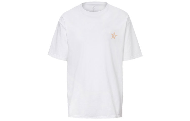 (WMNS) Converse All Star Printing Short Sleeve White 10019964-102
