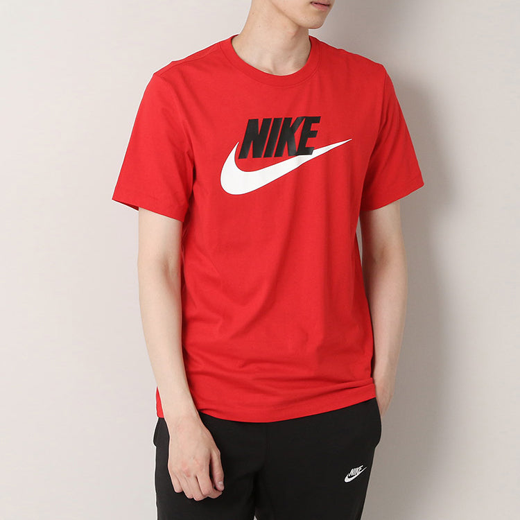 Nike SPORTSWEAR Short Sleeve Large Red AR5005-657